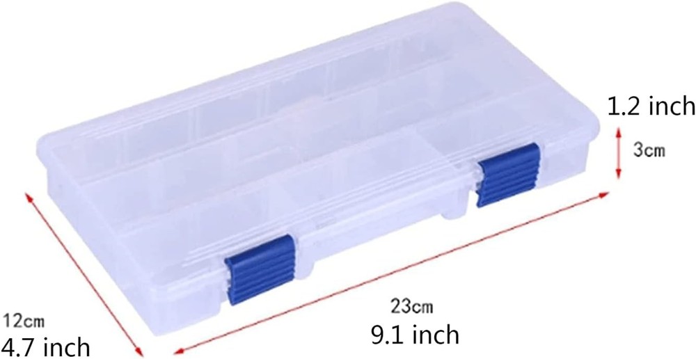 Excellent Tool Kit Tool Box Plastic Transparent Tool Boxes with 4X Storage Trays