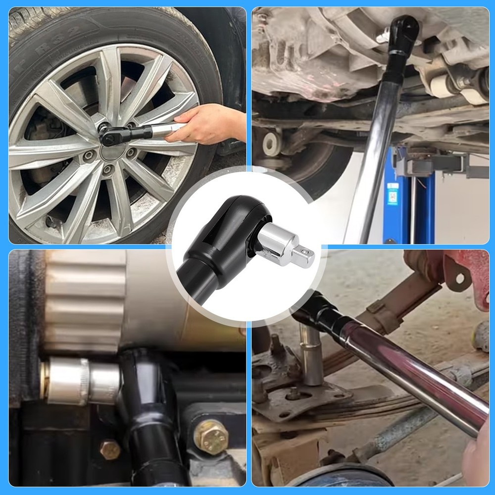 Offset Extension Wrench Electric Drills Ratchet Adapter High Torque Impact Tool