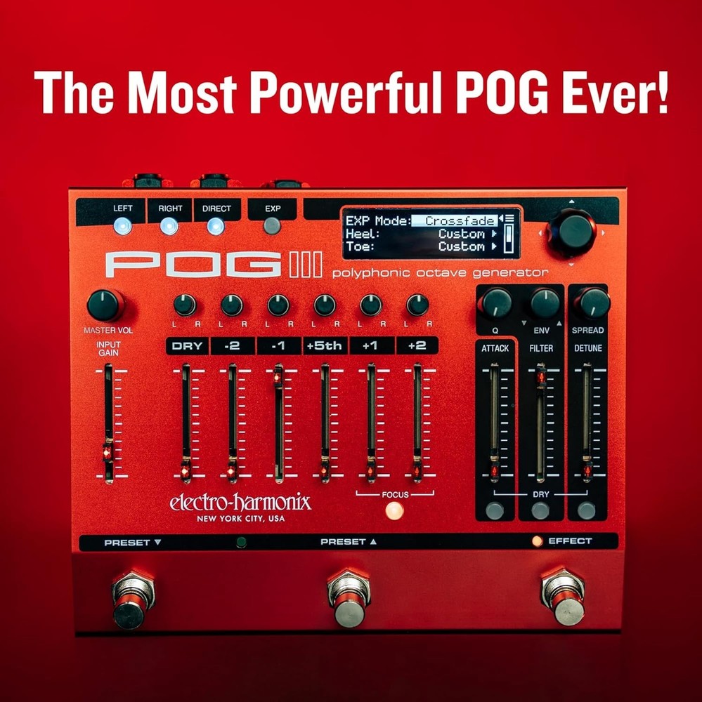 Electro-Harmonix POG3 Polyphonic Octave Generator Pedal