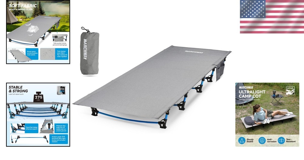 Lightweight Mountaineering Cot - Compact & Portable