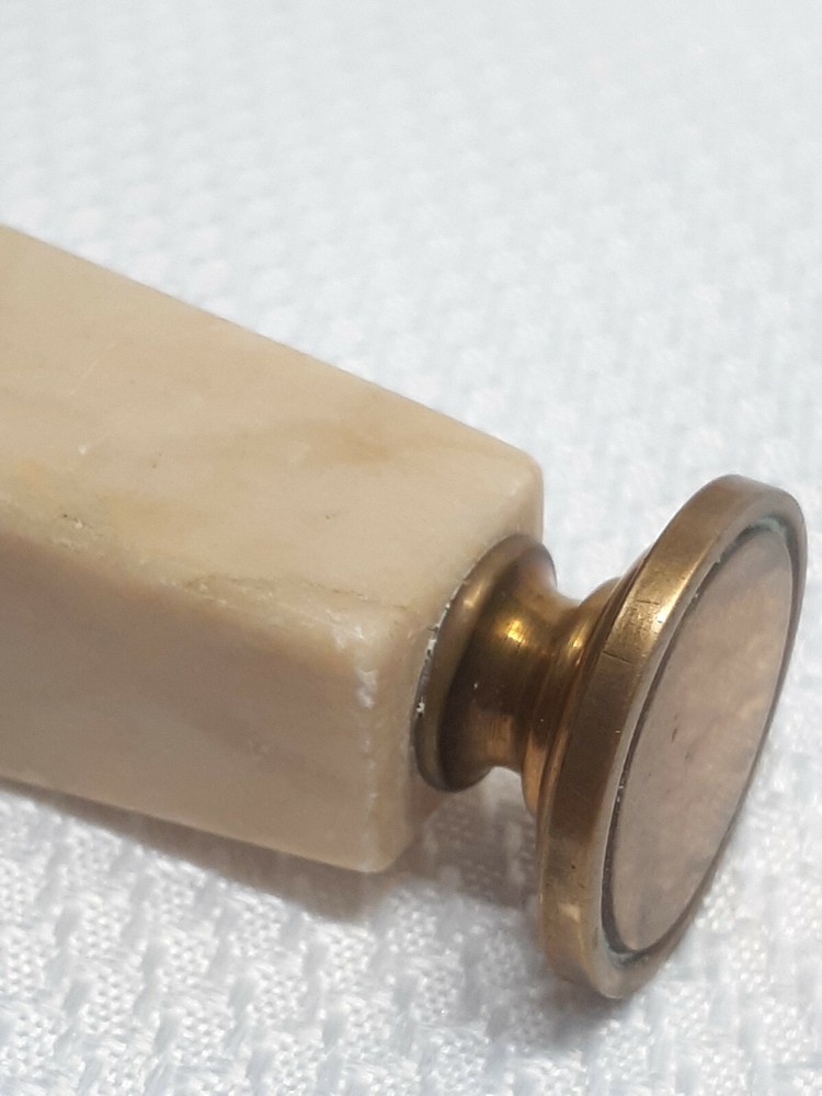 Art Deco Wax Seal Stamp Press Marble Handle Blank