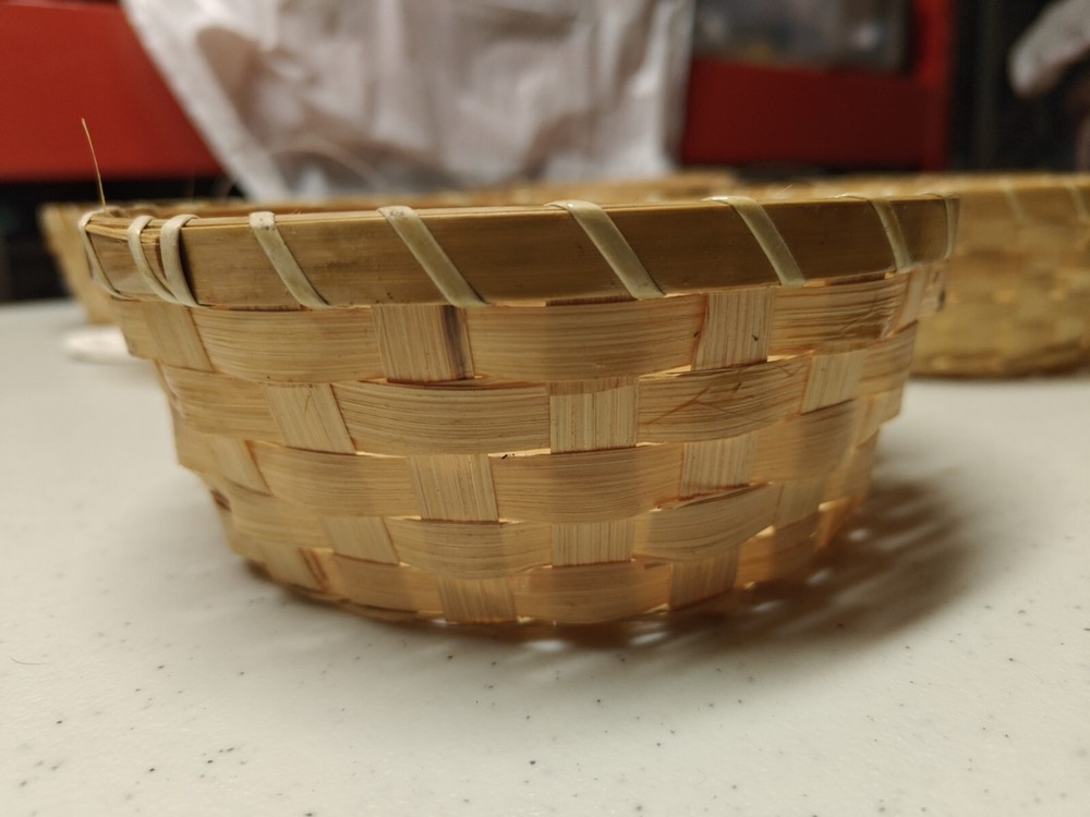 Small Basket Wicker Round