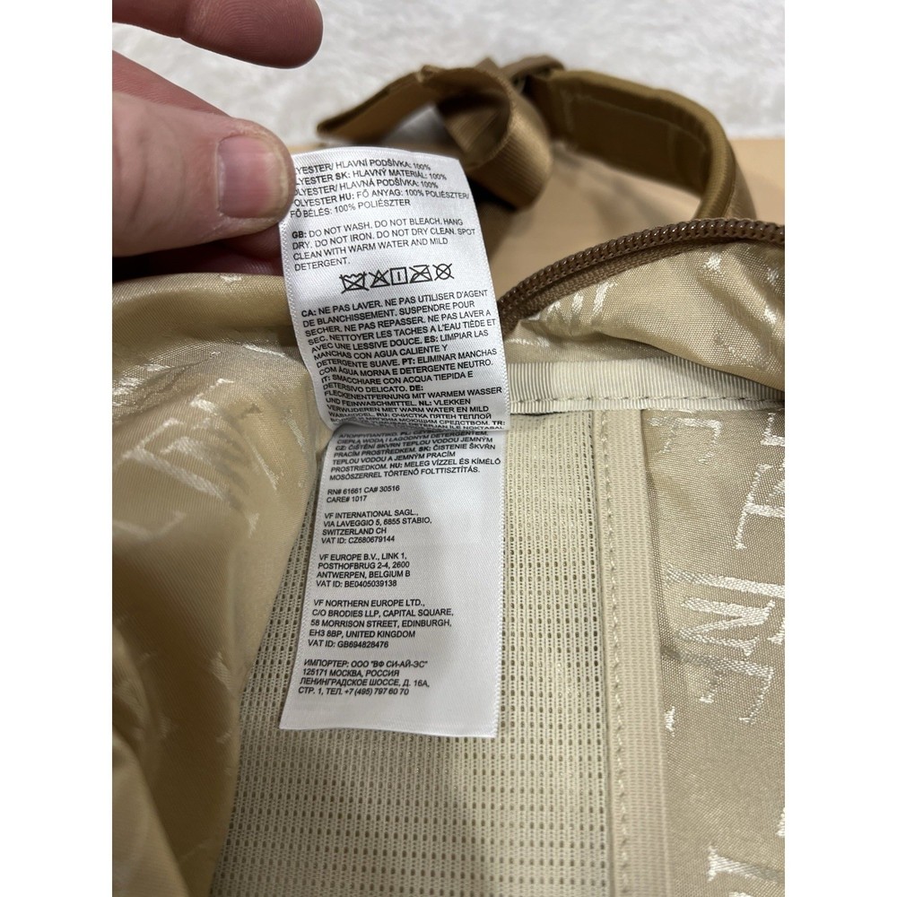 The North Face Never Stop Mini Backpack 5L Brown Tan Monogram NF0A81DV