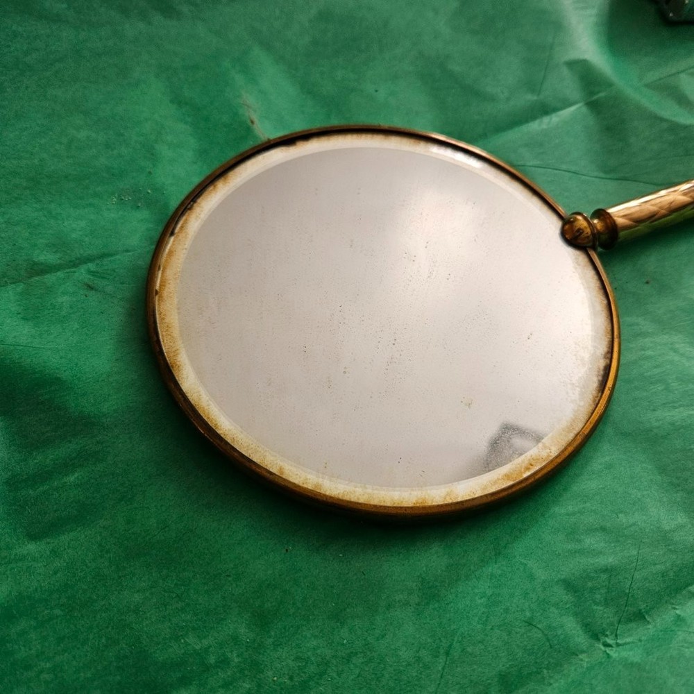 vintage handheld mirror