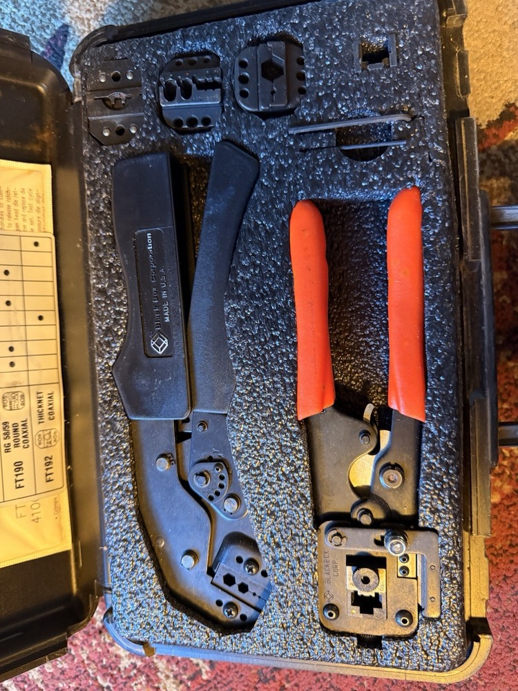 Black Box FT 060 Lan Tool Kit 100 Crimpers