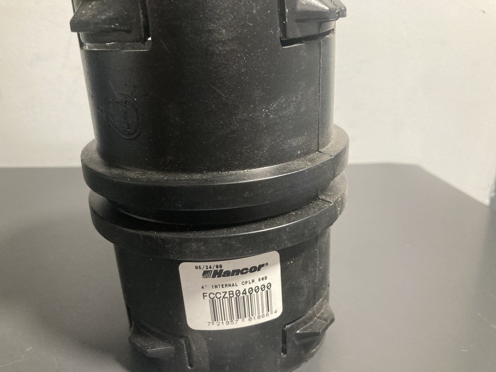Hancor 4” polyethylene slip internal coupler 50B