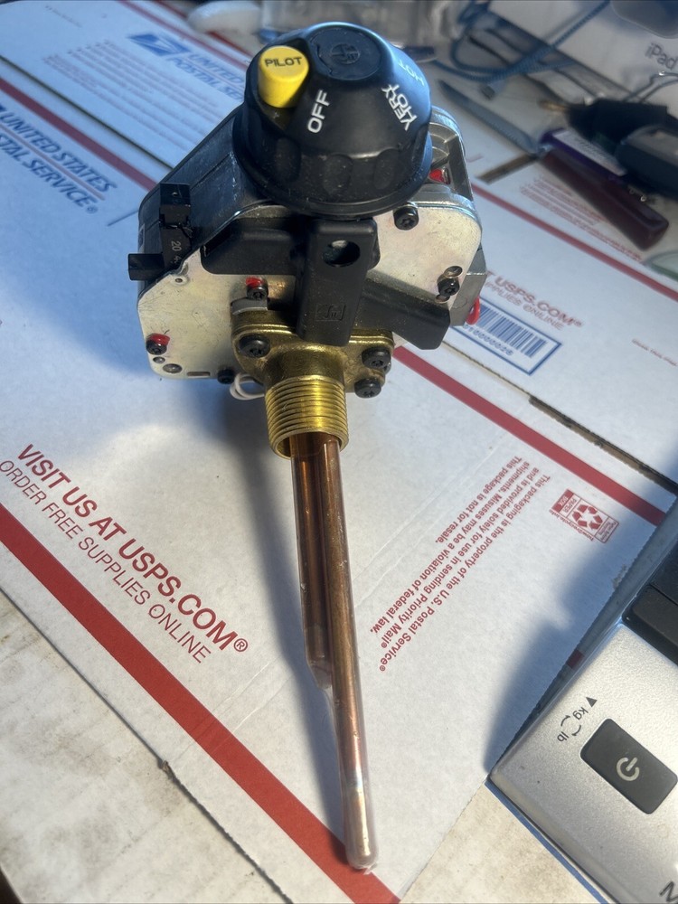 AP15255A-1 - Upgraded OEM Water Heater Gas Valve Thermostat Nat Gas LPU.
