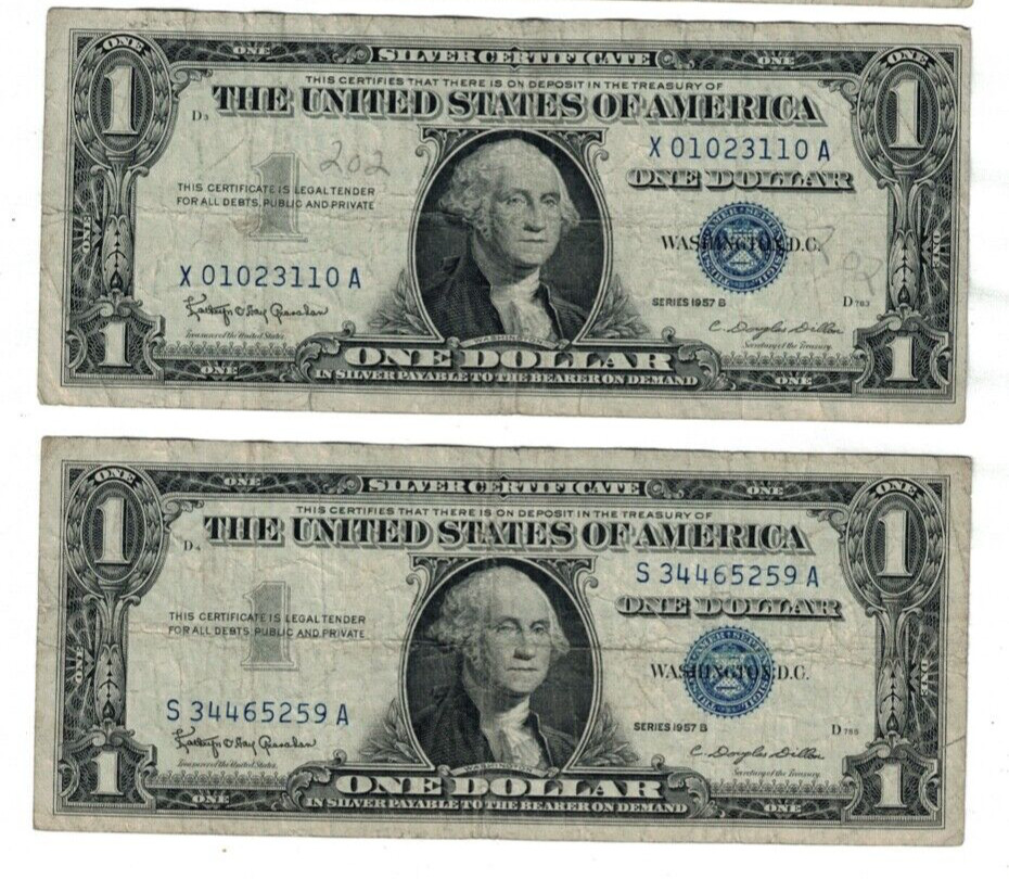 🇺🇸🇺🇸🇺🇸1957 $1 ONE DOLLAR BLUE SEAL NOTE🇺🇸🇺🇸🇺🇸