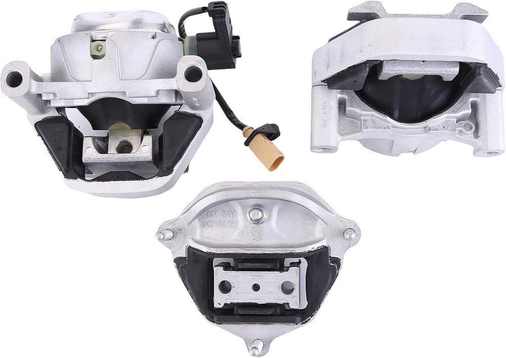 Engine Motor Mount Front Left Front Right Rear 3pcs for 2012-2018 for Audi A6 EM