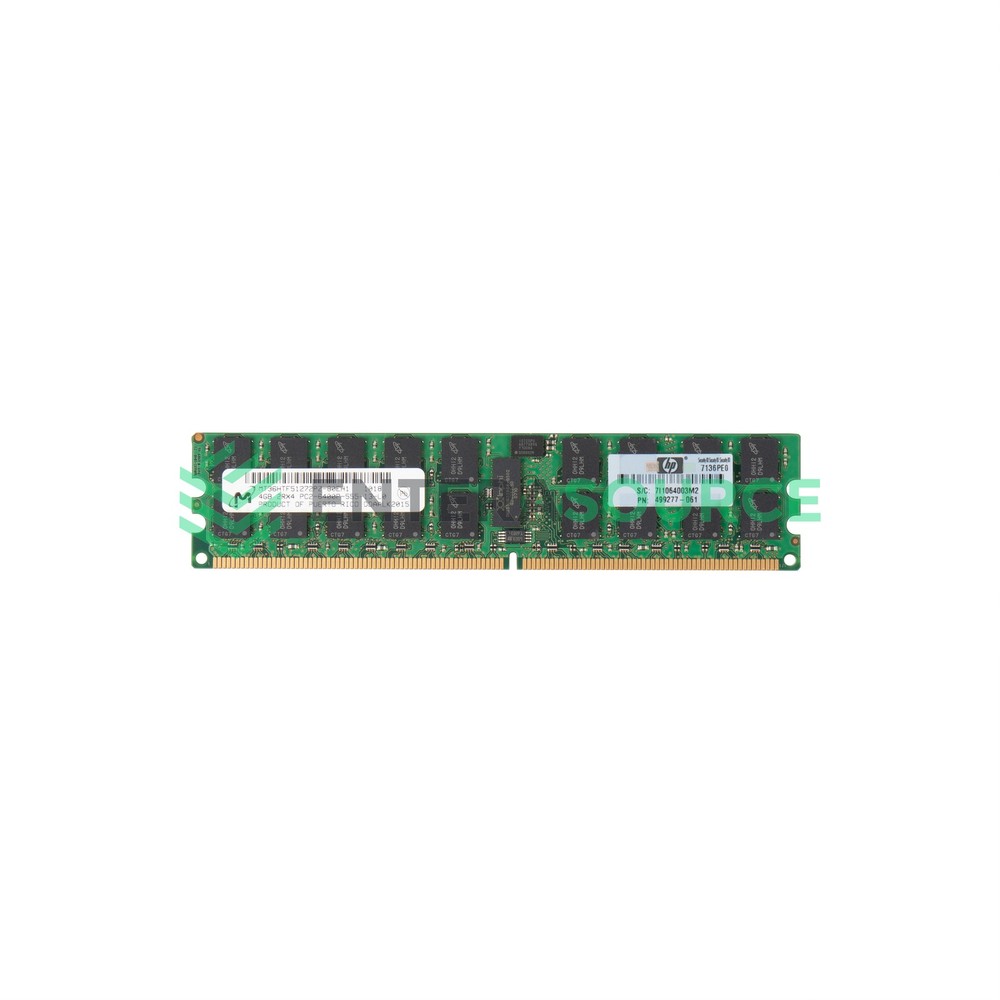 HP 499277-061 4GB DDR2-800 PC2-6400 2Rx4 ECC Registered Server Memory Module