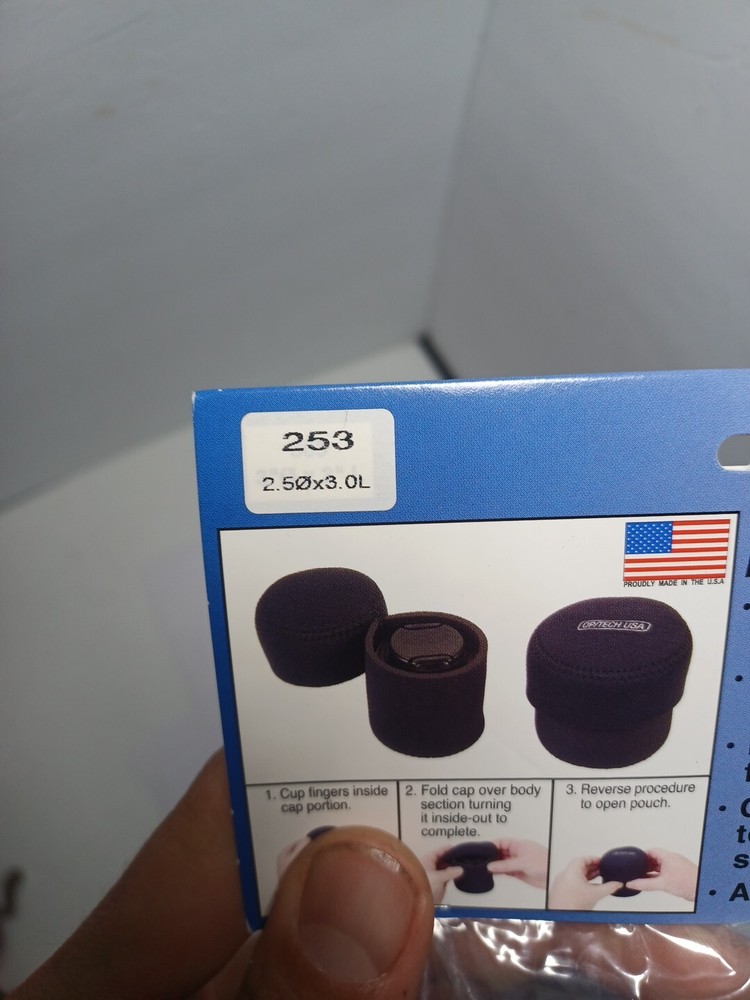 OP/TECH Foldover Pouch 253 - Black - 7801032 -