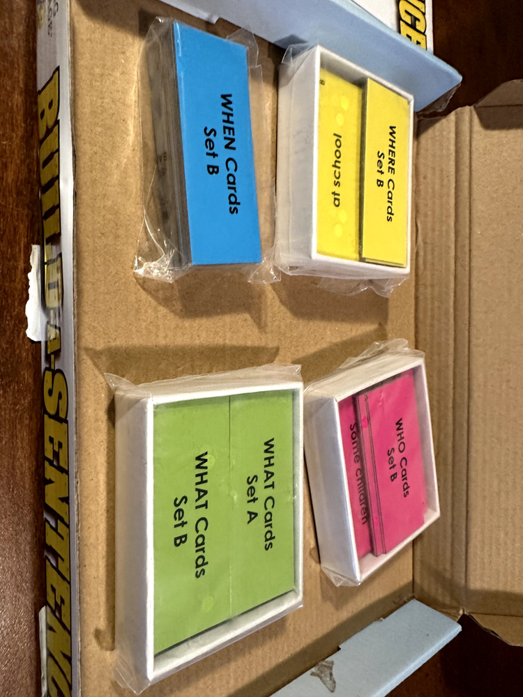 Learning Advantage Build-A-Sentence content sealed