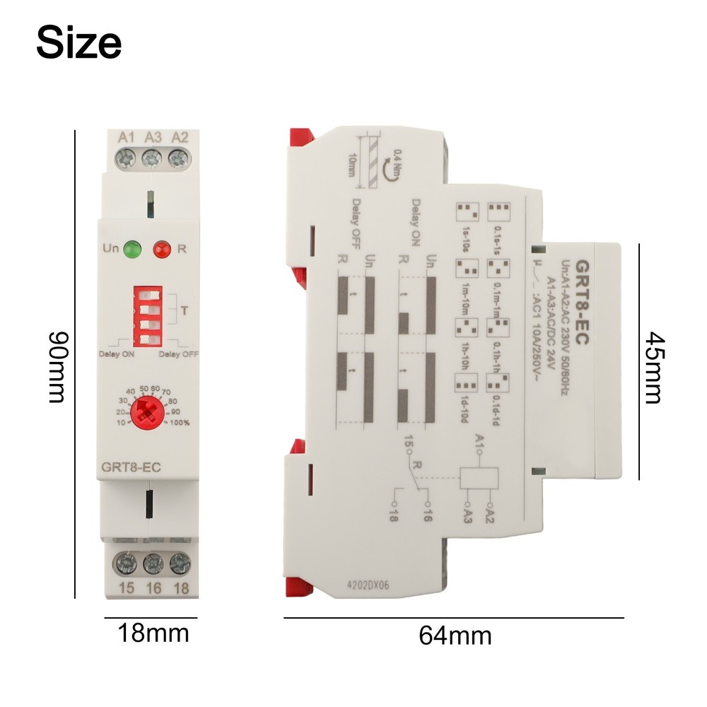 Time Relay GRT8EC Suitable for Diverse Electrical Applications and Uses