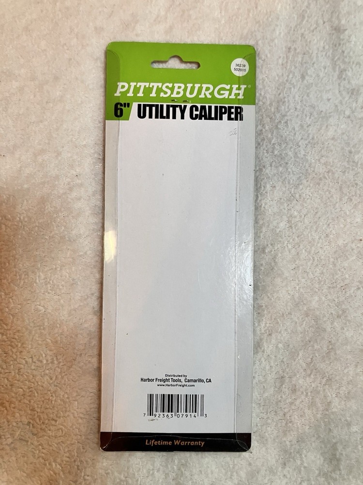 PITTSBURGH 6 In. Utility Caliper