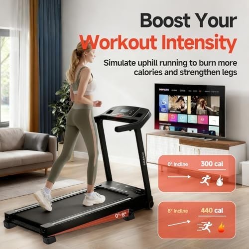Treadmill Incline Riser Blocks - 4-Pack Adjustable Non-Slip Support for Workouts