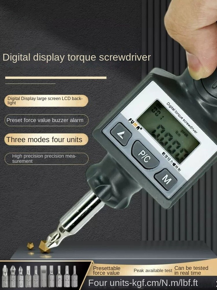 Digital Torque Screwdriver Torque Driver Torque Meter Plate Hand Torque