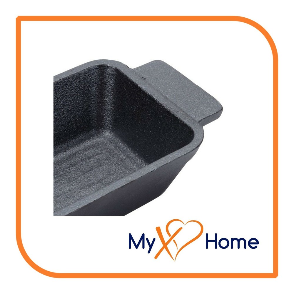 9 oz. Pre-Seasoned Mini Cast Iron Rectangular Casserole Dish (1 Casserole)