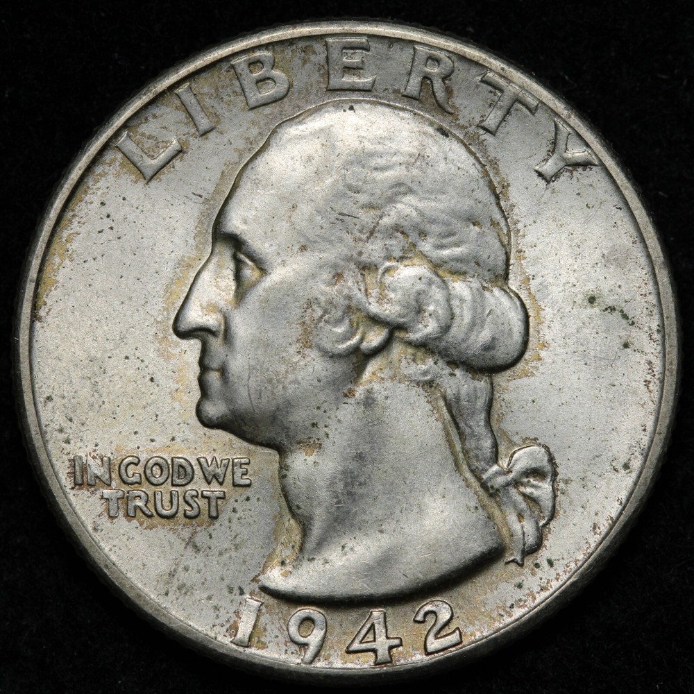 1942 Washington Silver Quarter BU *UNCIRCULATED* MS E312 VJCC