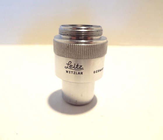 E.LEITZ 5X/0.09 BRIGHTFIELD REFLECTED LIGHT OBJECTIVE LENS #569199