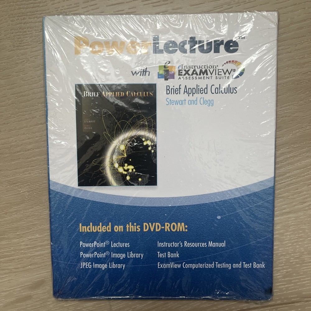 WRITE 2 Applied Calculus PowerLecture CD ROM ExamView PowerPoint Lectures Manual