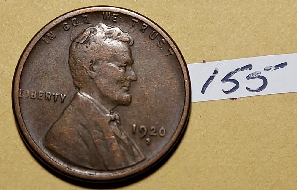 1920-S Lincoln Wheat Cent   #155