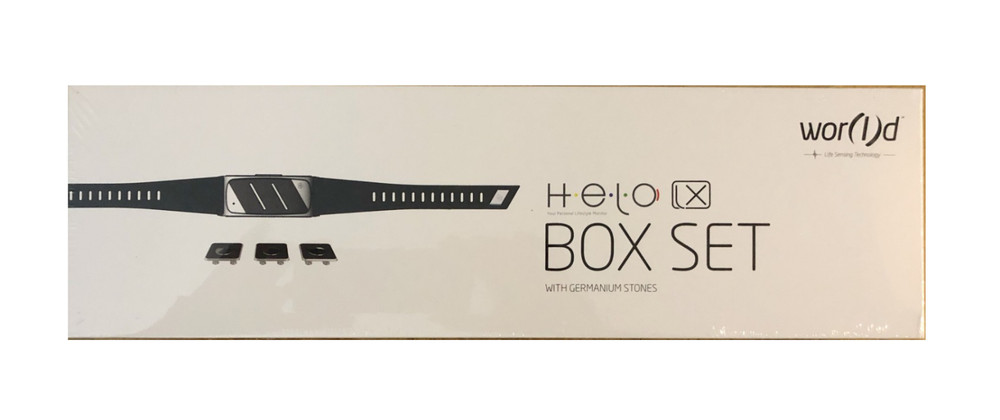 Helo LX Box Set w/ Germanium Stones World Activity Tracker Wristband