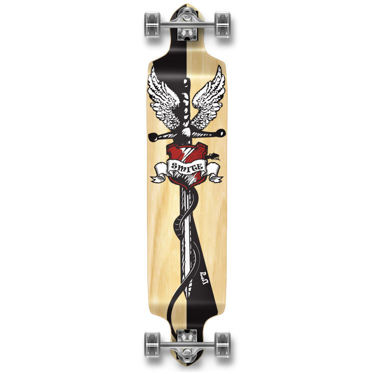 Yocaher Drop Down Complete Longboard Speed Cruise - SMITE