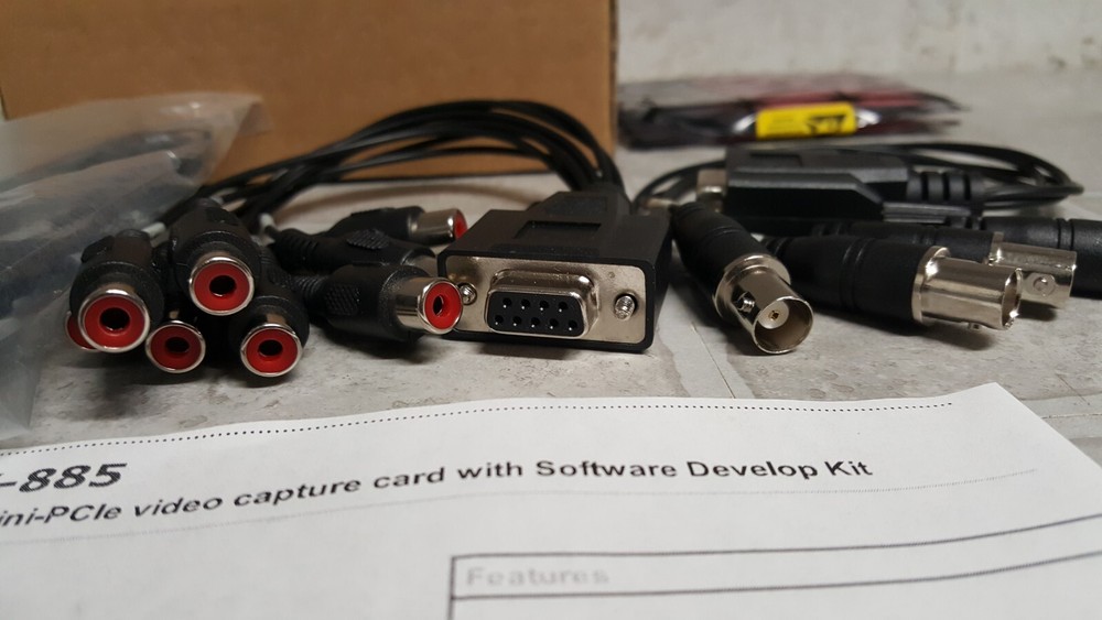 OPEN BOX COMMELL MPX-885 Mini-PCIe MISSING D-sub9 Cable