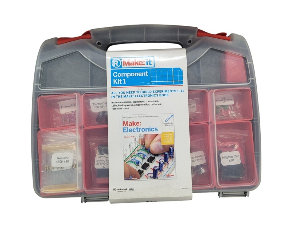 Radio Shack Make: Electronics Component Kit 1 2760349 NEW