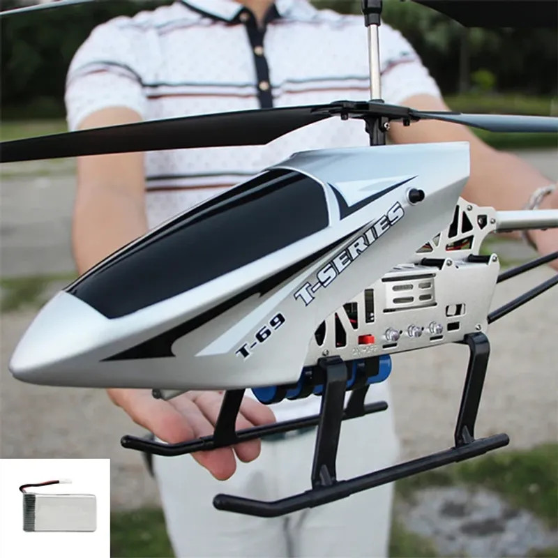 Large Remote Control Helicopter 80cm Extra 2.4G 3.5CH Rc Drone Durable Charging