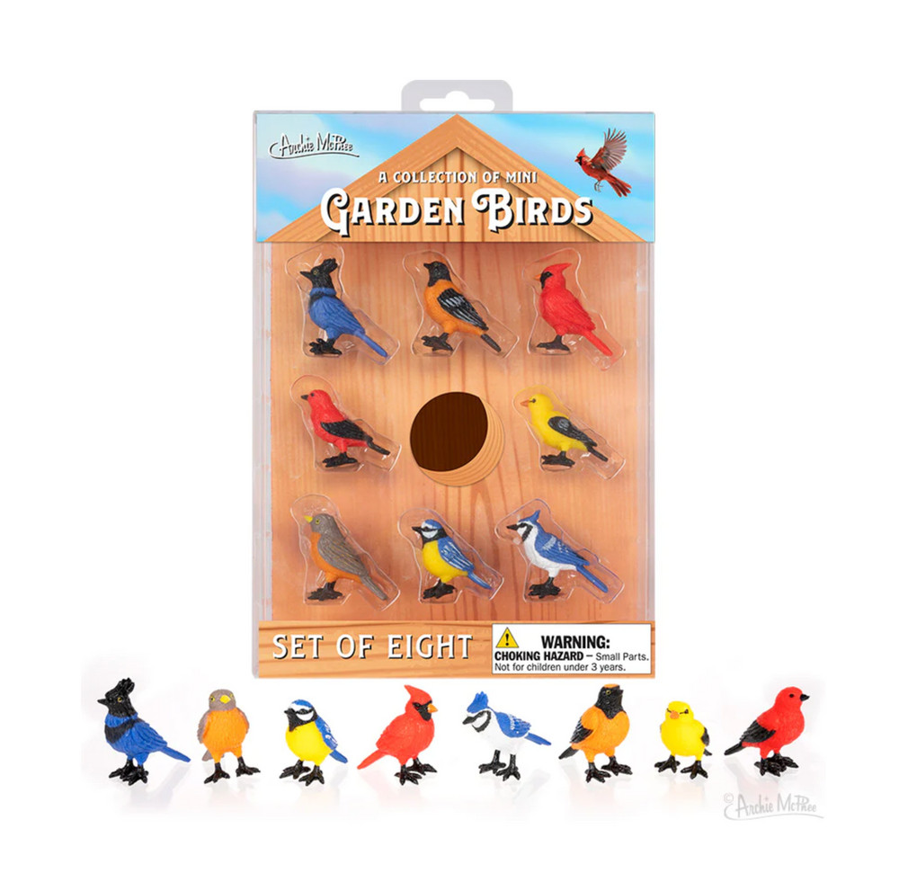 Archie McPhee Mini Collection Garden Birds