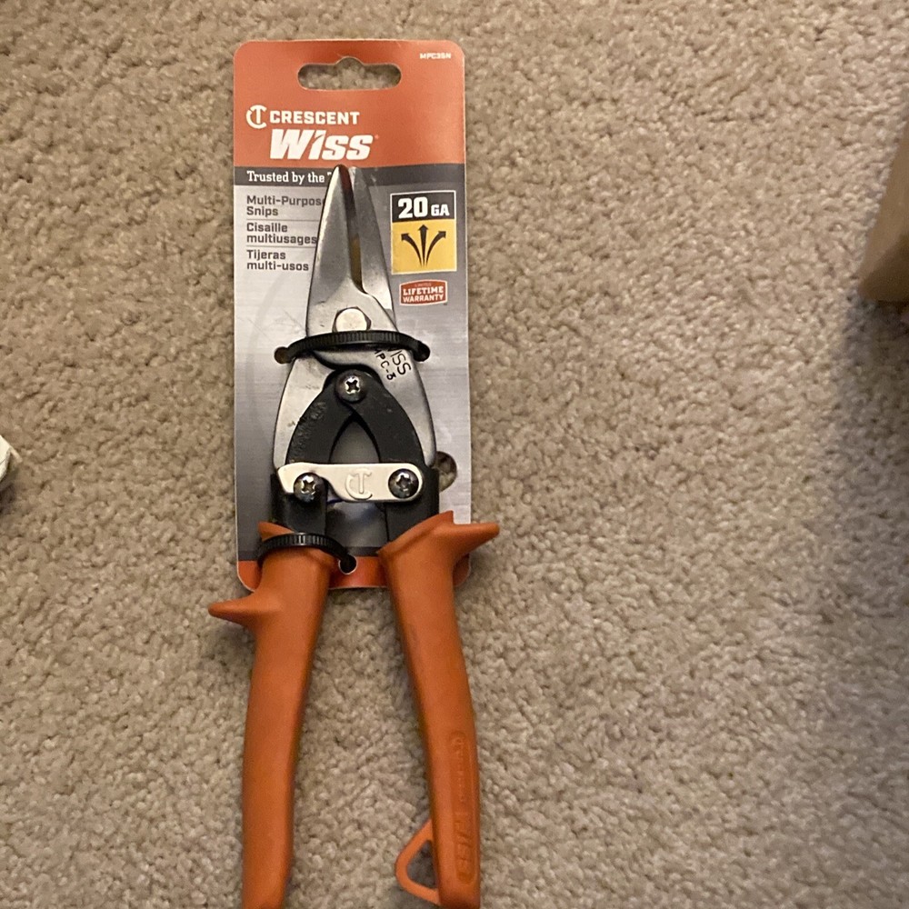 Wiss MPC3SN Metal Wizz Multipurpose Snips, sensormatic, 9"