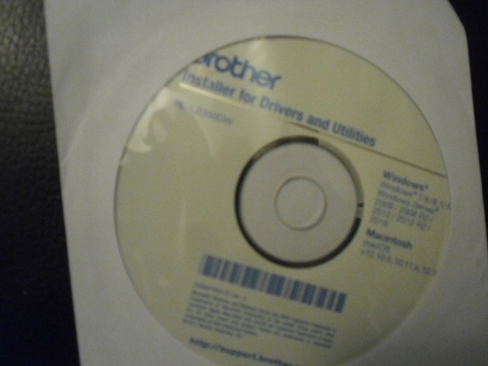 Genuine Brother HL-L2350DW  Printer CD Software Drivers Utilities