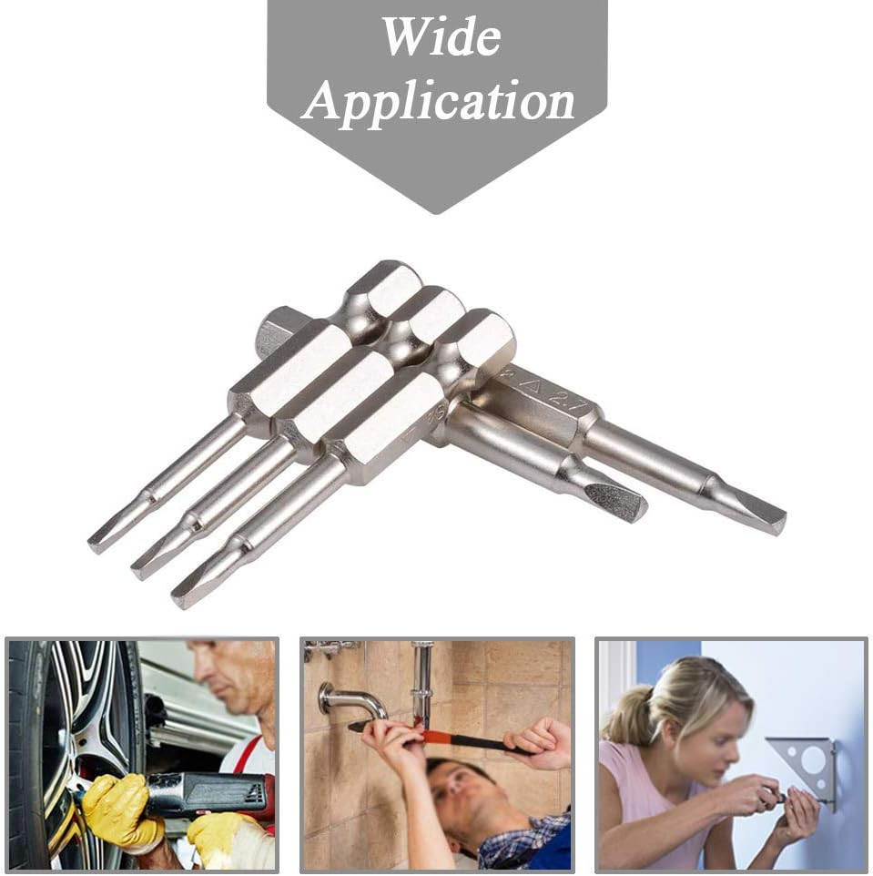 5Pcs Triangle Head Screwdriver Bit Set 1.8/2/ 2.3/2.7/ 3Mm Magnetic Triangular S