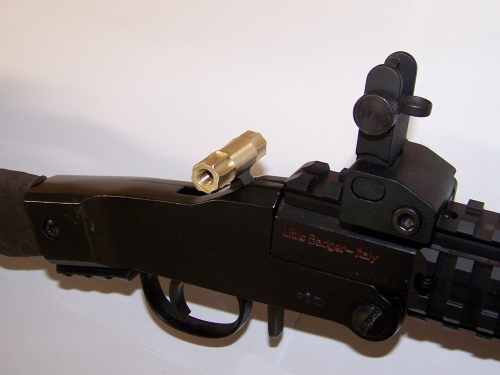 Solid Brass Hammer Bar for Chiappa Little Badger Extension Extender polished