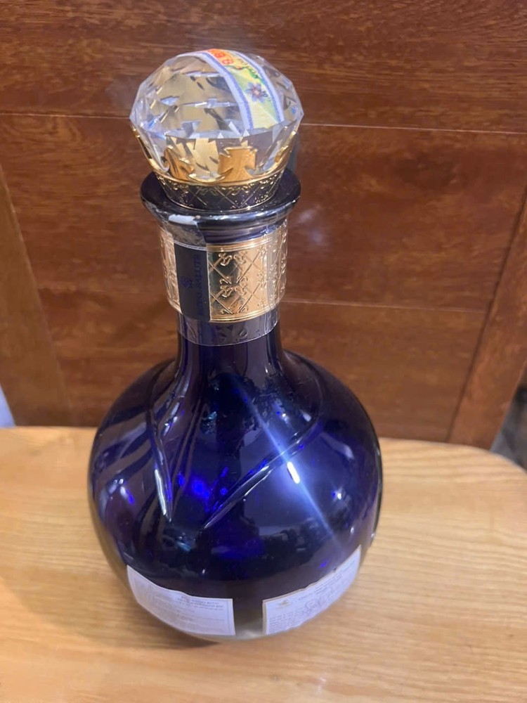 Empty bottle Chivas 62 Years