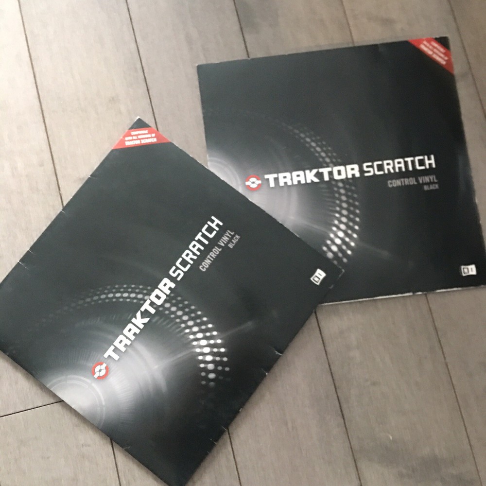 Traktor Scratch control vinyl - black