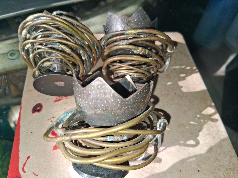 Michael Aram Silver Bronze Brutal Modern Egg Cup (3)