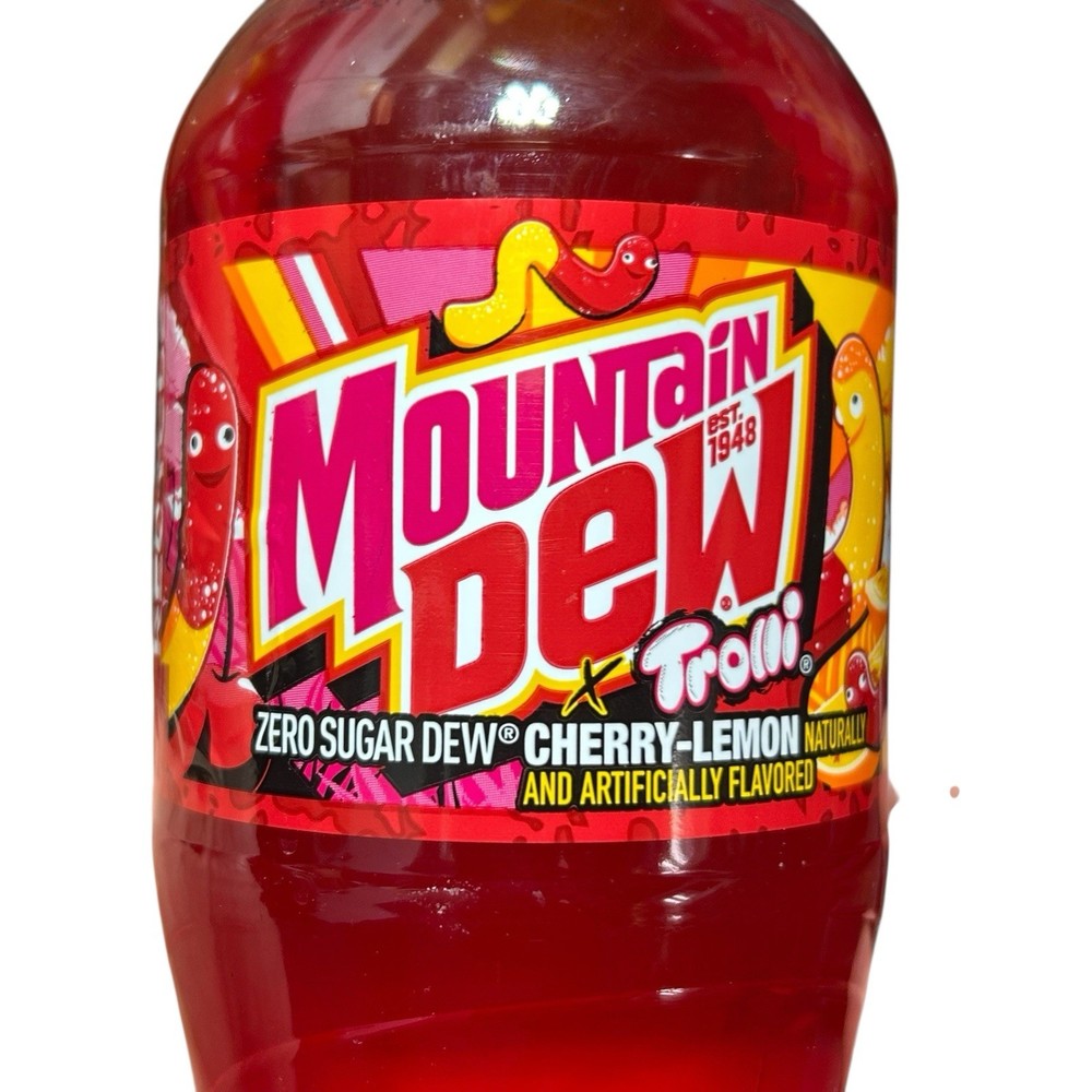 Mountain Dew Zero Sugar Cherry Lemon Trolli 20.0 fl oz 1 Count Bottle