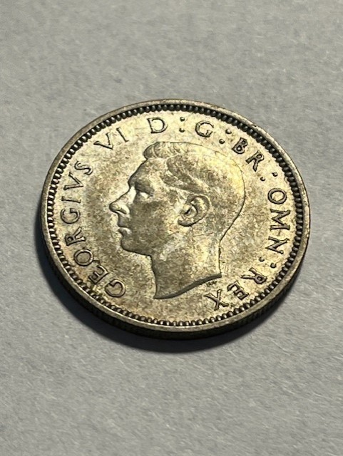 1941 Great Britain 6 Pence/Silver/VF #10466-2