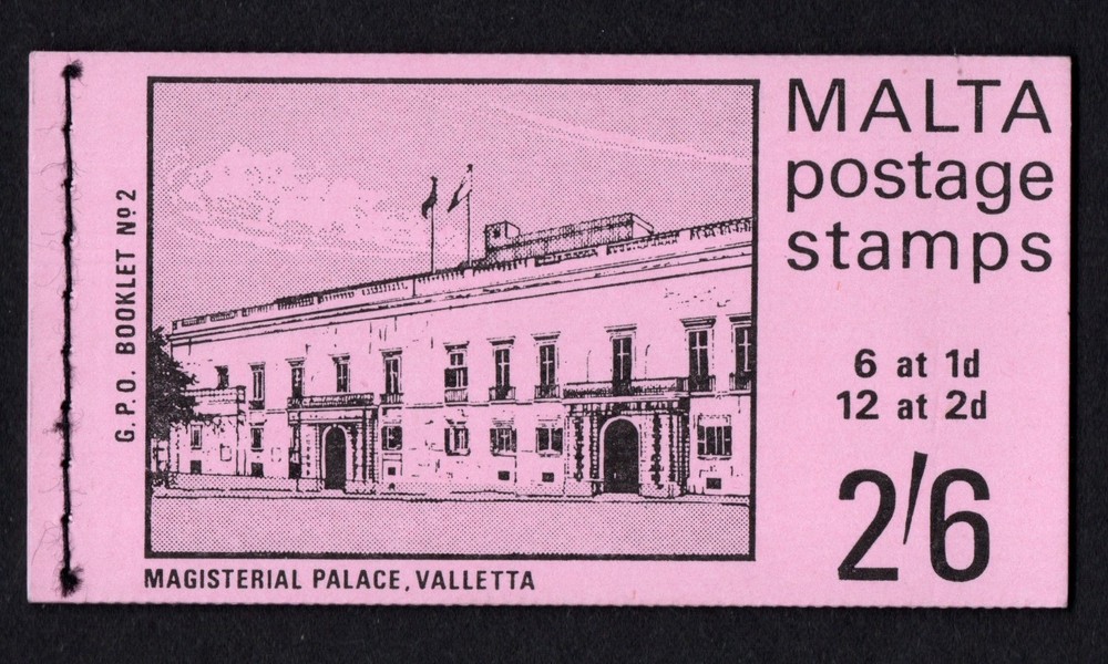 Malta 1970 2/6d Complete booklet SB2. (R4583)