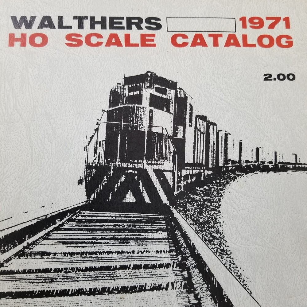 1971 Walthers HO Train Scale Catalog Reference Book