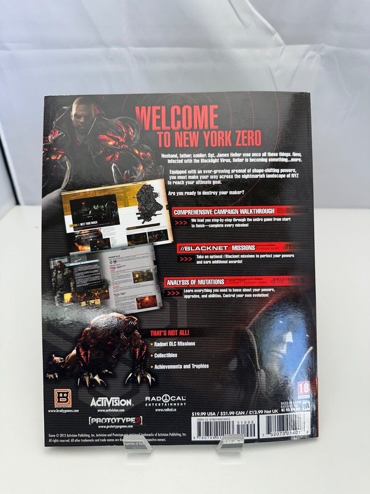 Prototype 2 Official Strategy Guide Brady Games Activision