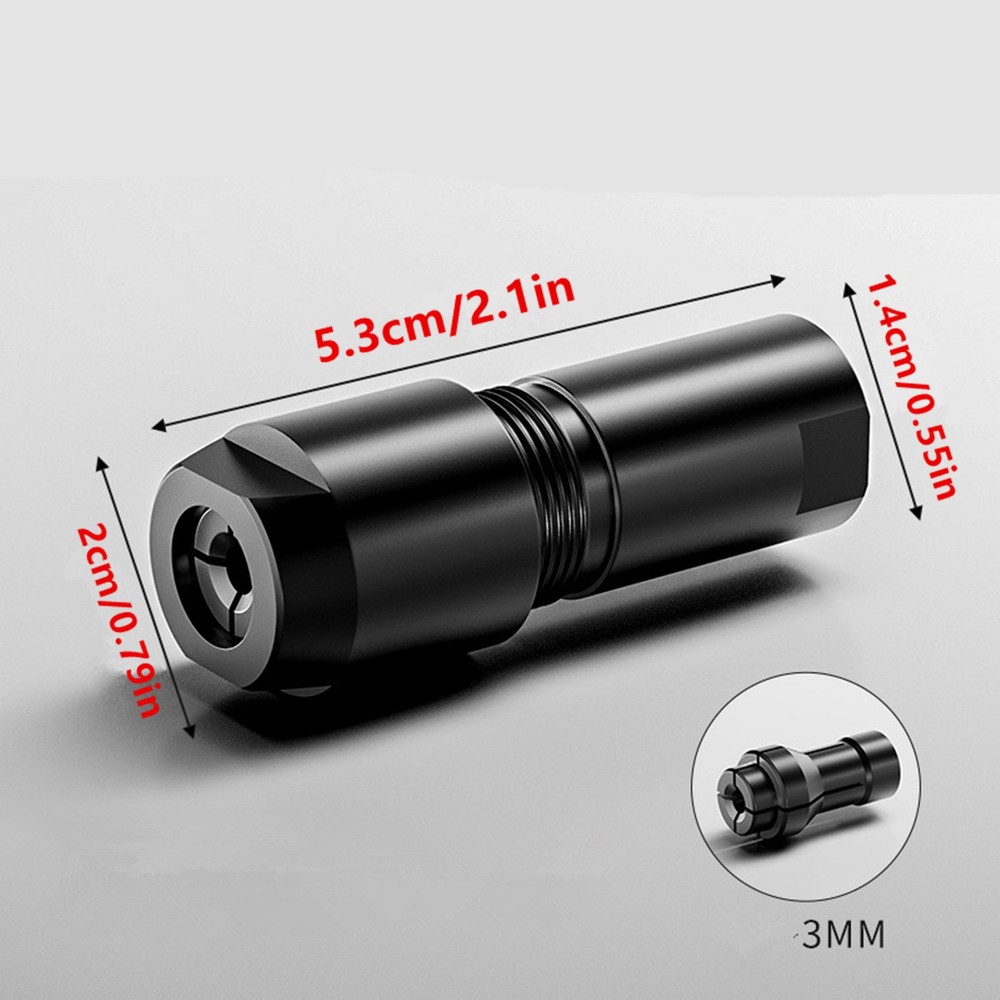100-Tyle Angle Grinder Conversion Adapter Kit for Straight Grinder 3mm 6mm