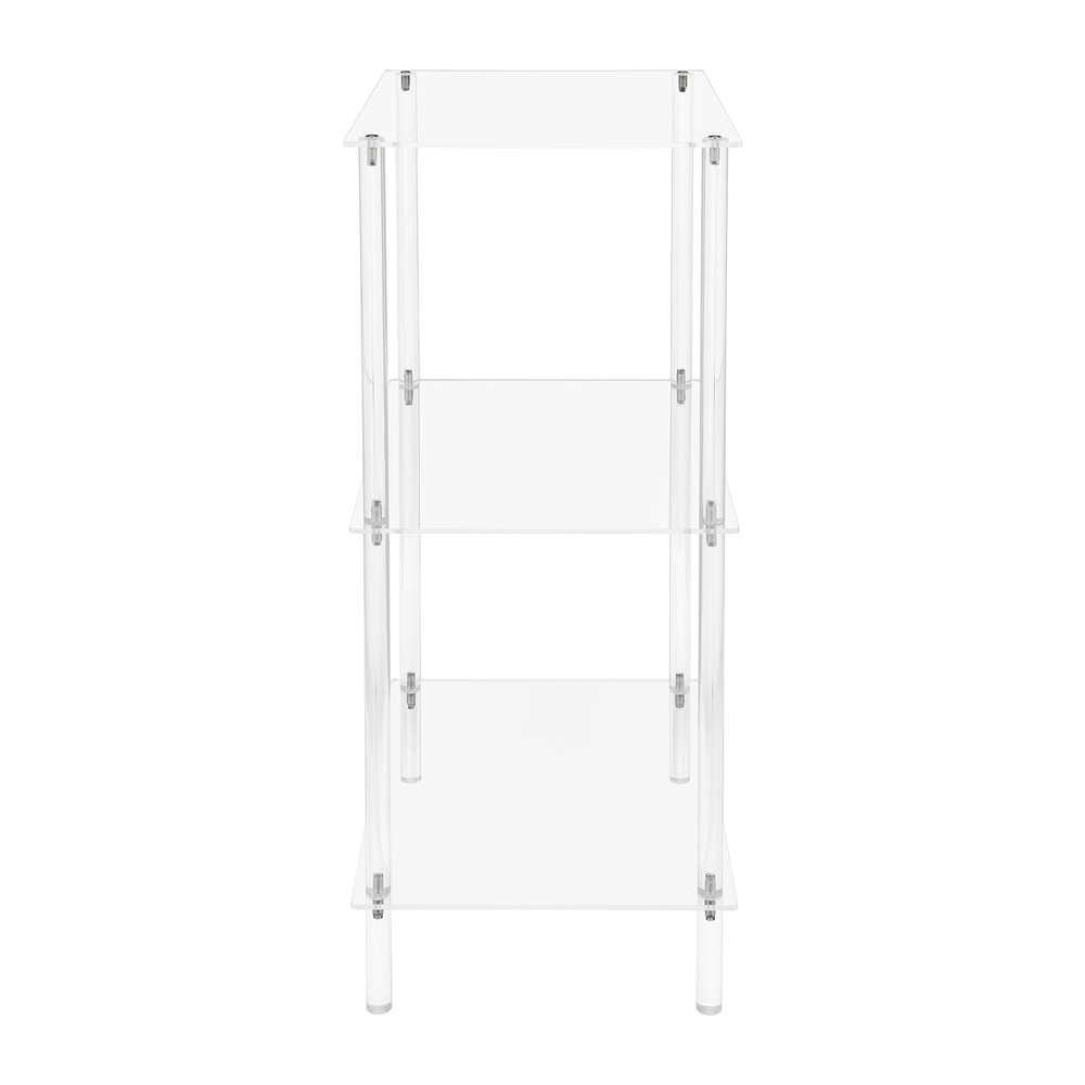 Acrylic Record Player Stand, Clear Record Player Stand, Side Table End Table