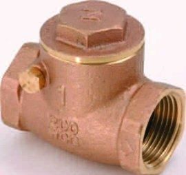 DCI Brass Swing Check Valve, 1"