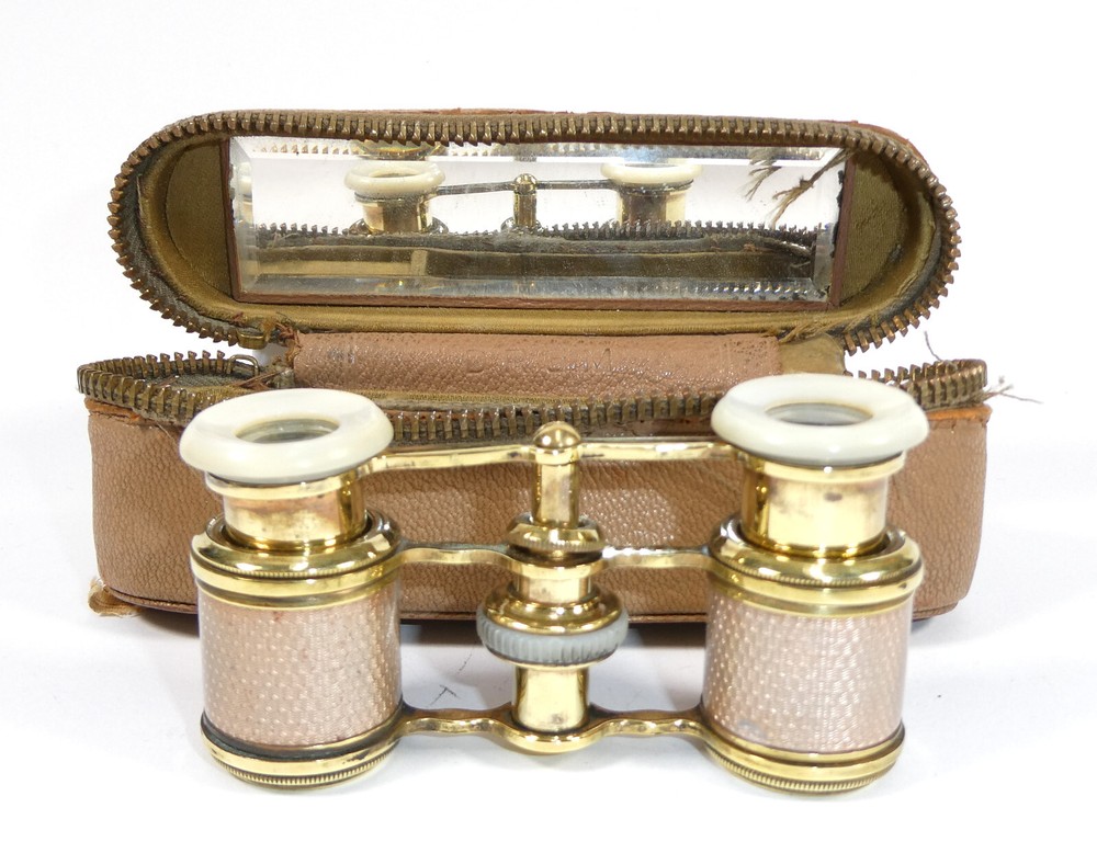 Opera Glasses Theatre Enamel circa 1900