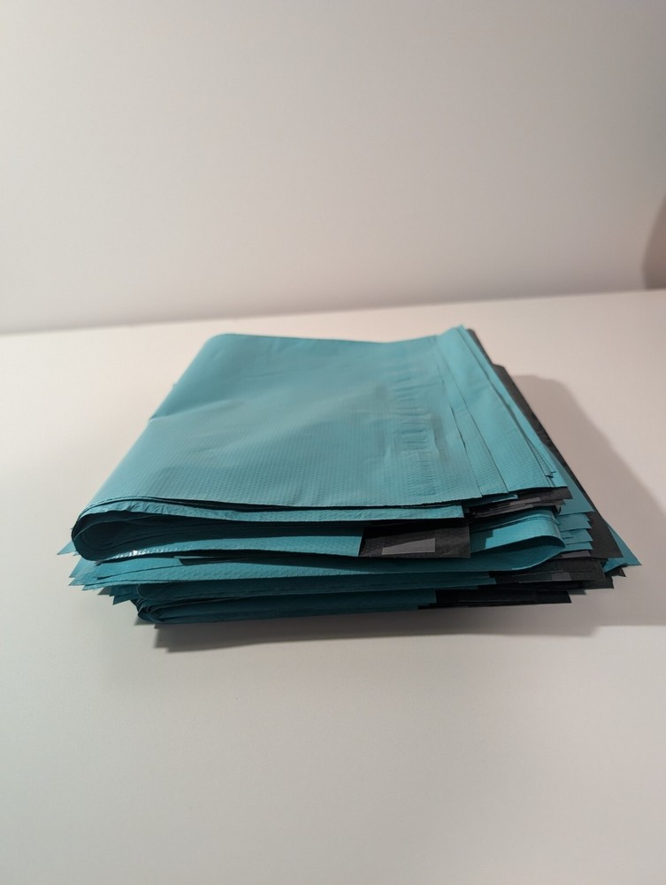 10x13 Poly Mailers - Teal - 90 Count - Thin!