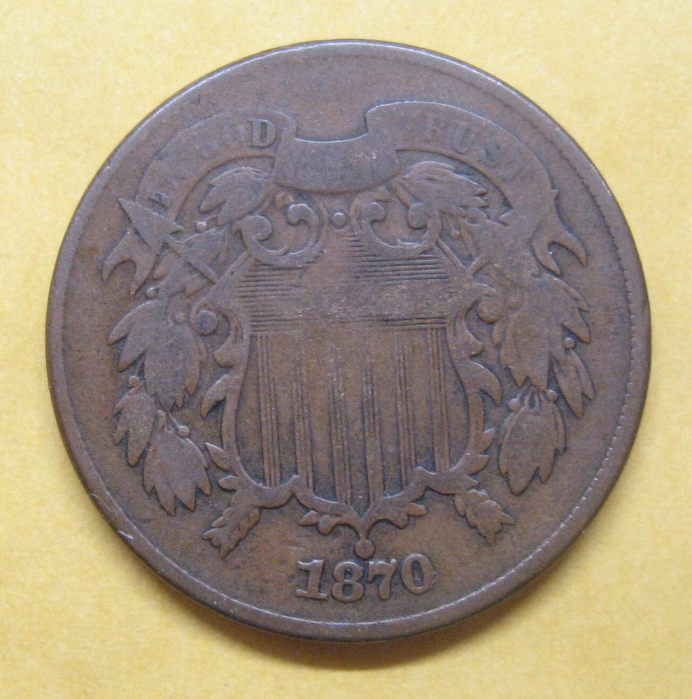 1870 Two Cent Piece Take a Look