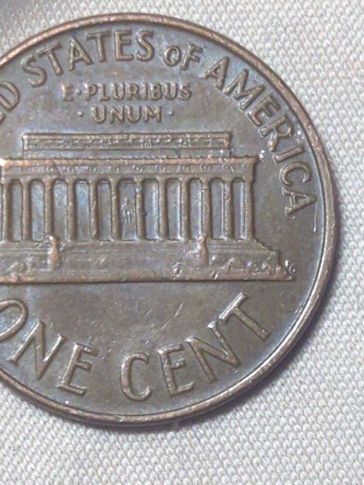 1964 Lincoln Cent No mint mark Letter Errors On Rim